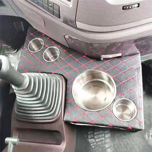 适用东风天龙旗舰kx560货车用品天龙kx车用暖壶架水杯座架水瓶架