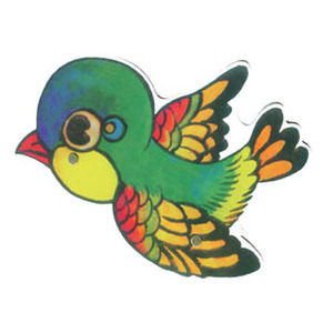 平面纸片舞台剧道具教具卡通表演动物面具小鸟麻雀头饰e南瓜head0