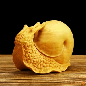 木雕蜗牛制作过程图片