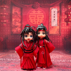 定制魔道祖师动画gsc粘土人ob11娃衣婚服古装服饰蓝忘机魏无羡