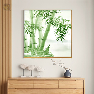 玄关画竹子简约