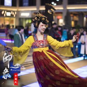 20 1人付款  淘宝 古装唐装汉服大唐拖尾贵妃服装仙女古装美公主演出
