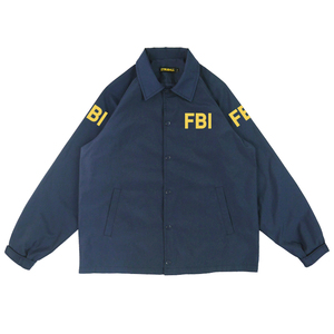 美式fbi衣服联邦探员滑板执法教练夹克男外套加棉厚秋季识别风衣