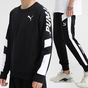 puma彪马套装男装2020秋季新款运动服跑步训练卫衣长裤透气休闲装