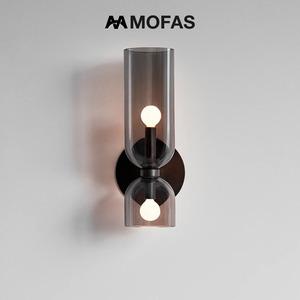 MOFAS后现代简约创意个性客厅背景墙过道走廊书房卧室床头LED壁灯