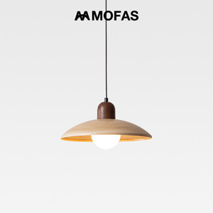 MOFAS日式简约侘寂风床头餐桌北欧创意复古民宿茶室吧台小吊灯