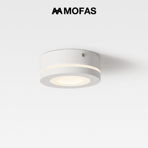 MOFAS北欧简约现代明装筒灯客厅全光谱护眼走廊过道阳台led吸顶灯