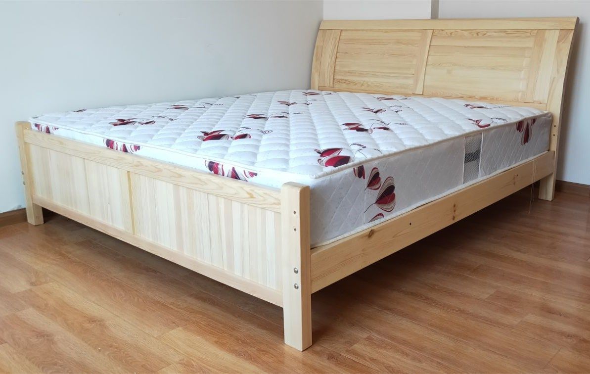 厂松木床昆明实木床卧室床单人双人全套家具原木实木床经济型简促