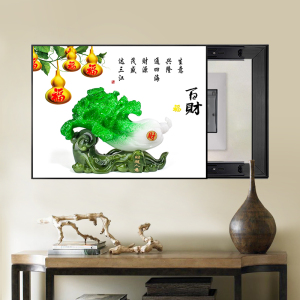 电表箱遮挡木头