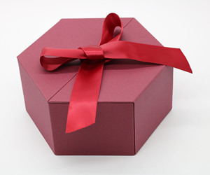 六边形鲜花礼盒