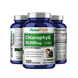 120粒美国nusapure chlorophyll叶绿素每粒胶囊 30,000mg素食