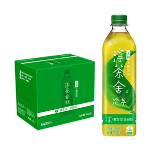 可口可乐淳茶舍冷萃无糖玉露绿茶饮品480mlx12瓶装整箱植物茶饮料