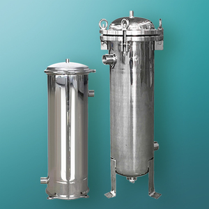 304不锈钢布袋式过滤器滤水器农村井水黄泥沙净水器工业用净水机