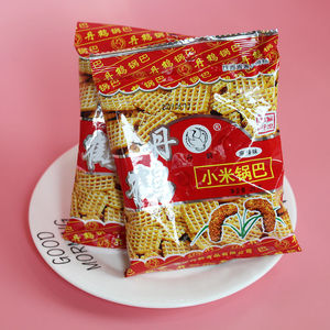丹鹤锅巴丹鹤牌小米锅巴陕西特产西安25g 65g 10袋麻辣味袋装80后