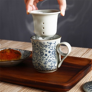 茶水分离泡茶杯陶瓷中式茶具办公室带盖带过滤男女功夫茶杯马克杯