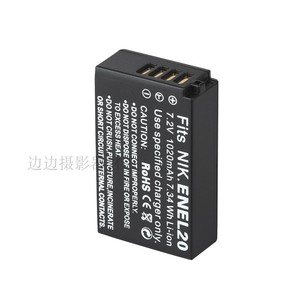 en-el20a电池尼康coolpix p1000 单反相机j1 j2 j3 s1 a enel20a