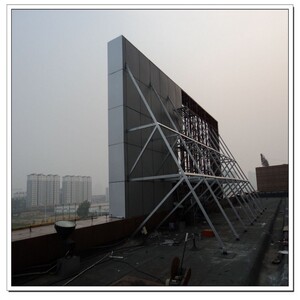 led显示屏钢架结构施工户外大屏幕钢结构施工全国上门安装