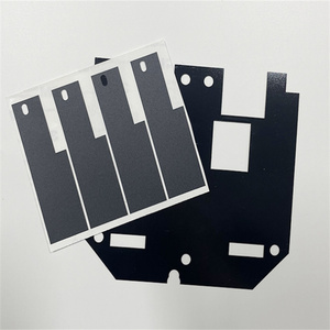 定制透明pet绝缘片 白色阻燃绝缘pc麦拉片 黑色背胶pvc遮光贴纸