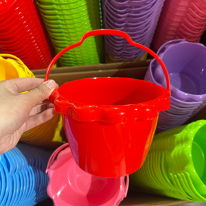 50个儿童玩具塑料桶沙滩桶玩沙戏水公园摆地摊小商品钓鱼提水桶