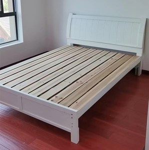 2米1.5双人床 出租房用 经济简易床 合肥家具