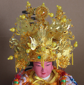 00妈祖帽神明帽子神像王母娘娘头饰凤冠霞帔头