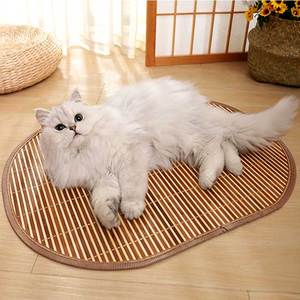 宠物凉席夏季降温猫窝垫子猫砂垫地垫猫床夏天不粘毛猫垫猫咪睡垫