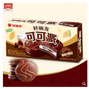 好丽友可可派6枚涂饰蛋类芯饼巧克力味