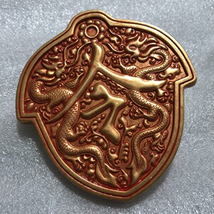 古代信令兵符将军令布政巡按令唐宋明清令牌金腰牌黄铜瑬金复古