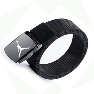 aj乔丹腰带尼龙男士男潮ins学生时尚百搭运动裤腰带青年自动扣