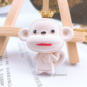 手工自制吉吉国王大嘴猴猴子diy香薰石膏扩香石食用级软硅胶模具