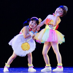 六一我爱荷包蛋舞蹈表演服装幼儿园男女儿童演出服女蓬蓬裙演出服