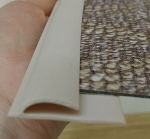 pvc上墙收口条p形封边条装饰条适用塑胶地板地毯压边条收边包边条