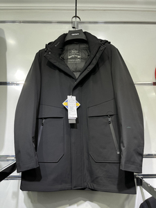 00百天奴2021年冬季新款3702男士时尚休闲舒适保暖立领灰鸭绒羽绒服