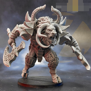 狂游者树脂人物全身模型迷宫牛头怪奇幻系列gk白模手办r572