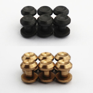 铜螺丝纯铜6mm凹面螺丝黄铜防氧化处理工字车轮钉皮带配件