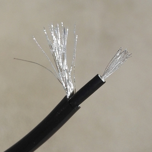 进口方芯银镀银线单晶铜包银线屏蔽线信号线音频线耳机升级线