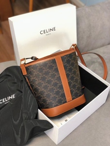 国内现货|celine赛琳老花凯旋门水桶包小号大号单肩斜挎包女包
