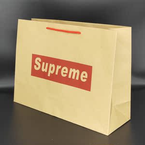 supreme 大中小号 牛皮纸袋 手提袋 购物袋 配件袋子阿迪耐克潮牌