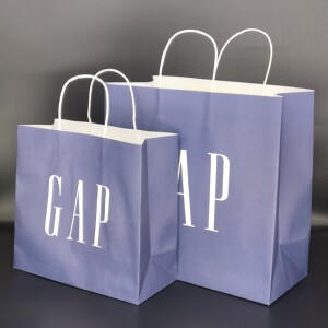 gap纸袋手提袋购物袋环保白牛皮包装袋服装礼品袋子潮牌批发定做