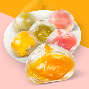 上海老字号沈大成网红水晶糕点 透明点心糕点 水晶菓菓抹茶芒果味