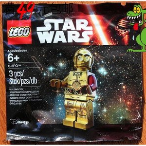 lego 乐高 5002948 星球大战原力觉醒 c-3po 限量人仔 原封拼砌包