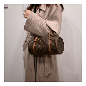 【远望商事现货】vintage中古二手lv路易威登老花圆筒papillon26