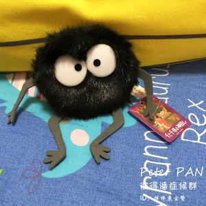 xiaolongfu163淘宝日本动漫宫崎骏totoro可爱龙猫无脸男小黑球毛绒