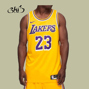bad球鞋nike耐克男子詹姆斯23号湖人队主场篮球球衣cw3669-734