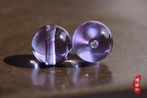 变色紫 紫罗兰灯工热轧纯手工琉璃珠DIY饰品琉璃散珠配件