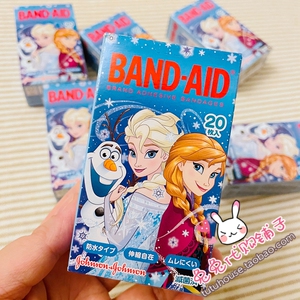 日本bandai冰雪奇缘爱莎安娜公主卡通图案宝宝儿童防水创可贴胶布