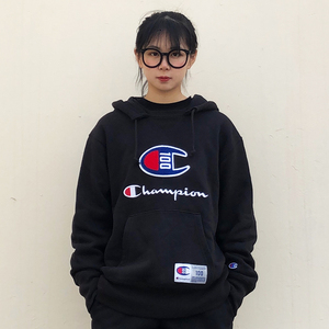 空空潮店champion 高端冠军100周年限定款加绒帽衫经典男女潮卫衣