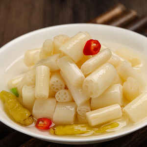 泡椒藕带酸辣味400gx20袋酒店半成品湖北特产泡藕尖下饭凉菜泡菜