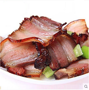 腊肉湖南特产农家特产五花腊肉浓香五花肉烟熏大腿腊肉500g