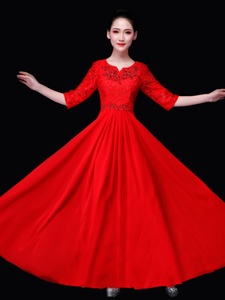 合唱团演出服女长裙成人2022新款大合唱现代舞台表演服装独唱礼服